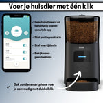 Voerautomaat - App en Audio - Automatische Voerbak Kat - Zwart