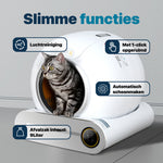Automatische Kattenbak - Zelfreinigend - Met App en Touchscreen - Rosekleurig