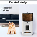 Voerautomaat - Camera en Audio - Inclusief SD-Kaart - Automatische Voerbak Kat - Wit