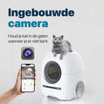 Automatische Kattenbak met Camera en App - Zelfreinigende Kattenbak