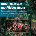Vogelhuisje met Camera en Audio - Hout - Nestkastje - Ingebouwde Zonnepanelen